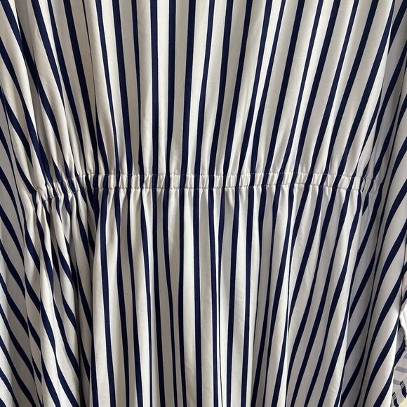 Cabana Life Embroidered Tasseled Swim Cover Up Nautical Blooms Size S/M - Picture 7 of 12